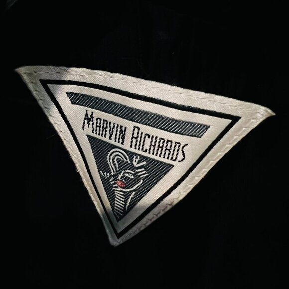 Marvin Richards Penny Lane Coat with Mongolian Lamb Fur Trim, size 10 - Picture 10 of 16